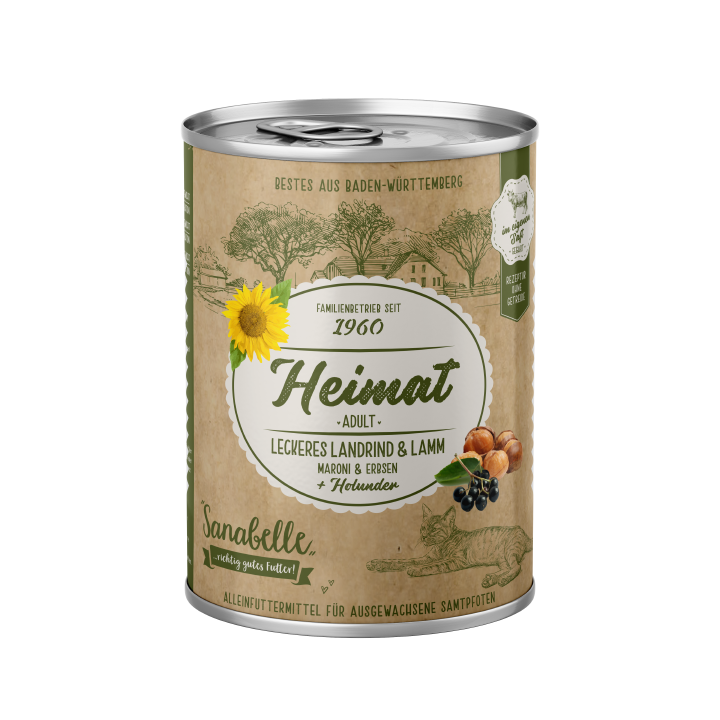 Sanabelle Katzen Nassfutter Heimat Adult Simmentaler Landrind